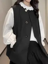 大きいサイズ レディース アウター【春夏用・ノースリーブ・上品なデザイン】