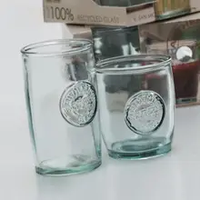 高級感漂うガラス製飲料カップ【家庭用・スタイリッシュデザイン・便利なハンドル付き】