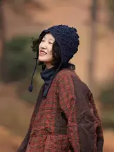 手編みのフラワーハット【古蘭木・デザイン帽子・オシャレ】