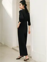 高級感あるウエストタイトオールインワン【女性用・ファッション・ビジネススタイル】（セットアップ対応）
