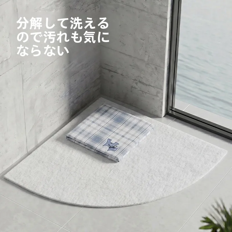 夏用小型コーナーラウンジマット：通気性と洗濯可能でペットに最適な設計