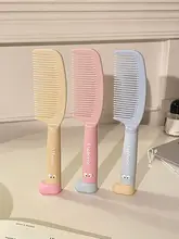 可愛い女性用ロングヘアブラシ【静電気防止・持ち運び可・髪を傷めないデザイン】