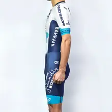 バーレン・ヴィクトリー・チームファン版ワンピースサイクリングウェア【高密度パッド付き・ショートスリーブ】（セットアップ対応）