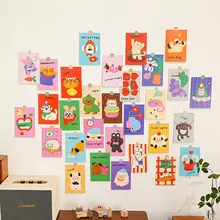 カラフルな動物イラストのウォールステッカー【子供部屋用・創造的なデコレーション・フォトプロップ】