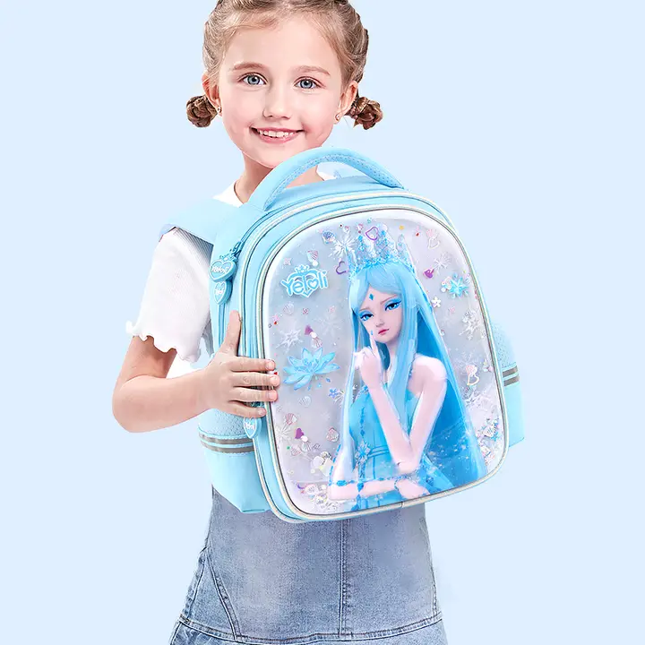子供用リュックサック【アイスプリンセスデザイン・立体仕上げ・幼稚園・女の子用】
