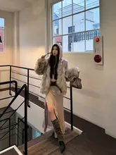 レディース 西部風デザインのヒール付きロングブーツ【アンティーク風・脱着可能・細身】