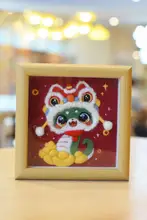 ウールフェルト製 DIY 手作りキット【馬年・蛇年の吉祥物・フレーム装飾用】