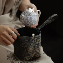 携帯用茶具収納袋【一壺一杯・茶碗4つ・6つ・軽量デザイン】