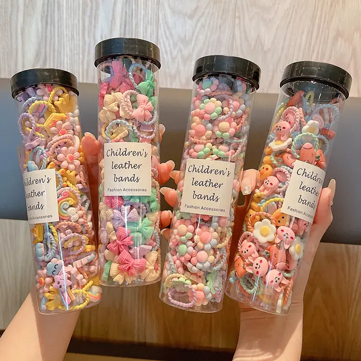 可愛い蝶結びヘアゴム【女の子用・極上の柔らかさ・髪に優しい】