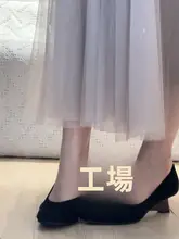 羊皮製 デザイン重視の低ヒールパンプス【先細り・春夏用・通勤向け】