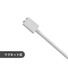 磁吸充電ケーブル【ピンク・穴あけ不要・女性向け・スリムデザイン】