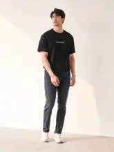 JSSD HOMME メンズ 春用 微ストレッチデニムパンツ【ミドルウエスト・ビジネスカジュアル・ストレート】