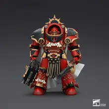 可動フィギュア ウォーハンマー40000 ホーラスヘレシー ブラッドエンジェルズ タルタロス型 ターミネーターアーマー コンスル 塗装済み 「JOYTOY」