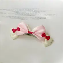 ペット用ヘアクリップ【犬種専用・バタフライリボンデザイン・マルチーズ・ヨークシャーテリア・シー・ズー・ビション・テディ用】