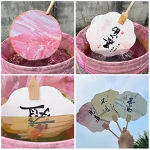 DIY大漆扇子【非遺漆・漂流漆・古風デザイン・材料パック】