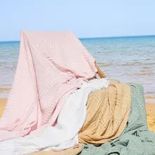 竹カシミヤ製 夏用クールケット【柔らかく通気性抜群・大判サイズ・四季使用可】