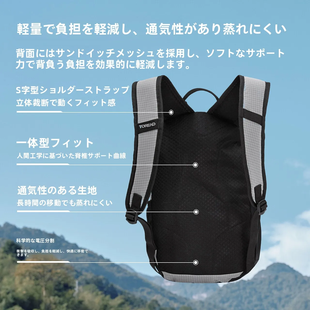 2泊3日の旅行で軽いリュックを選ぶべきポイントは？