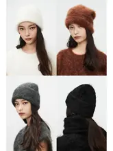 極上の柔らかさのスーパーモヘアのロングセーター【ラウンドネック・豊かな毛並み】