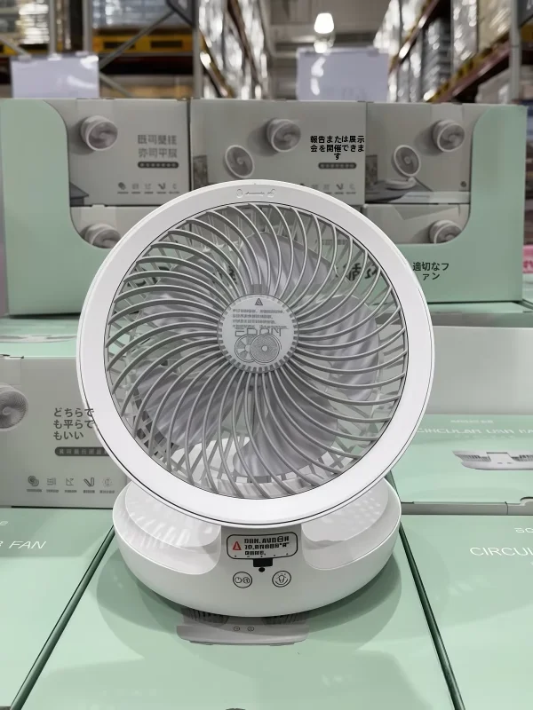 充電式デスクトップ静音ファン【エアサーキュレーター・壁掛け対応】