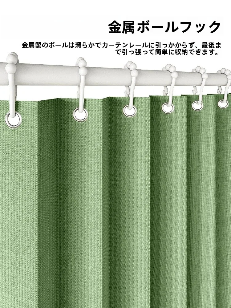 浴室の壁に設置する防水加工折りたたみカーテンの選び方と実際の使い方