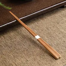 天然竹製 手作り エコ竹箸【尖頭・和食用・レトロデザイン】