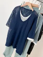 フィットカラーコンビ短袖Tシャツ【女性用・夏用・デザイン性あり】（セットアップ対応）