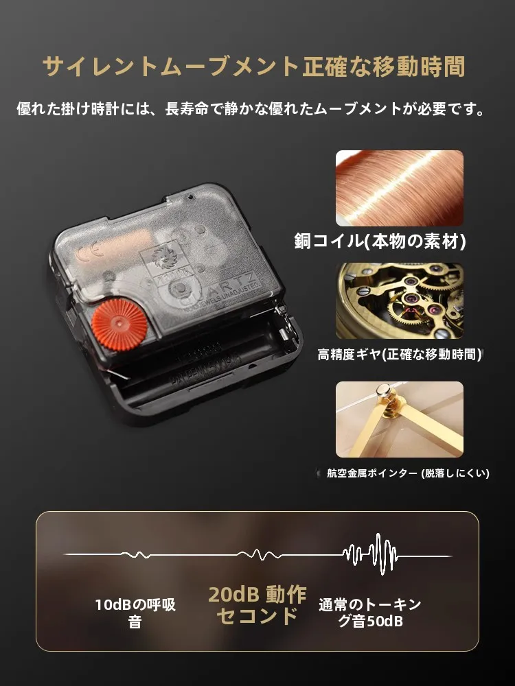 掛け時計 パンダ リビング カートゥーン シンプル 静音 壁時計：家庭空間における機能性とデザインのバランス
