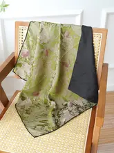 中国風の贈り物に最適！絹製の宋錦中方巾【精緻なデザイン・高貴な風合い】（セットアップ対応）