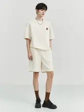 メンズ 夏用ワッフル生地ショートパンツ【ストレートシルエット・5分丈】