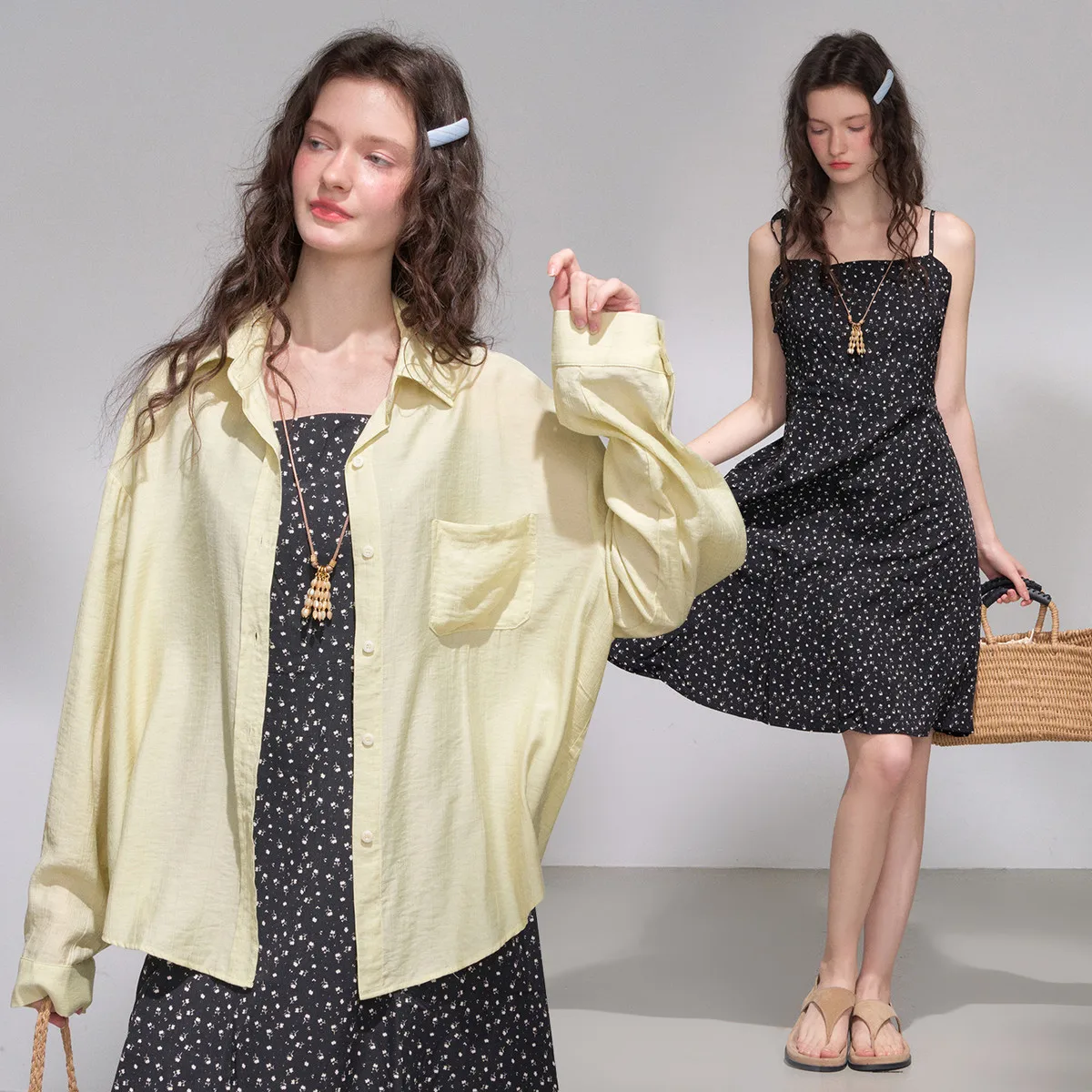 6月後半に着る「きれいな服装」はどう選ぶ？フラワープリントキャミソールワンピースが解決するリアルな悩み