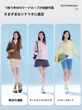 Camel 夏季用 レディース アウトドア UVカットジャケット【通気性・涼感・防紫外線】