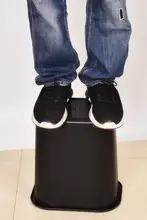 防炎プラスチック製ごみ箱【小型・長方形・ホテル用・オフィス・トイレ用】