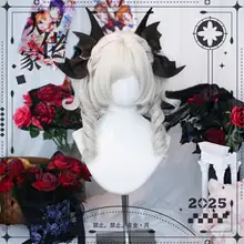 ロリータスタイルのツイストツインテールウィッグ【エアリーバング・ボリューム感】