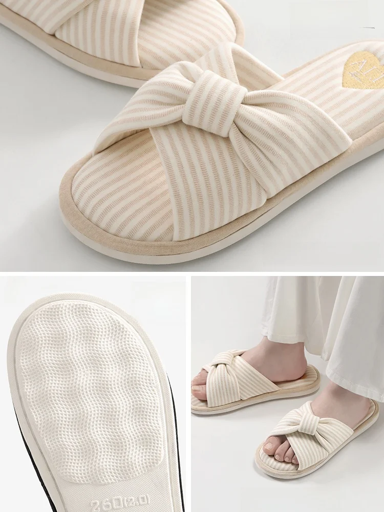 女性用高級室内スリッパ【布製・柔らかい底・四季対応】：soft touchの実用性と1人暮らしへの適応性