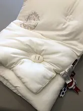 極上の柔らかさ！抗菌加工の仿白鹅绒掛布団【ダブルサイズ・厚手・保温性】