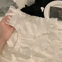 女性用コットン製抗菌三角ショーツ【中腰・セクシーデザイン】