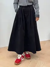 高腰サロペットスカート【ライトコーデュロイ・通勤・フリーサイズ】