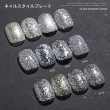 短款方円形ネイルチップ【全透明・練習用・可愛いデザイン】