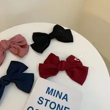レトロな赤いリボンのヘアアクセサリー【可愛い・ロリータ風・学生向け】
