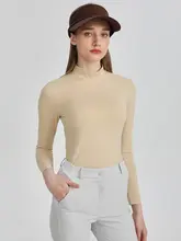 ゴルフ用 UVカット長袖Tシャツ【速乾・通気性・ハイネック・氷絲素材】