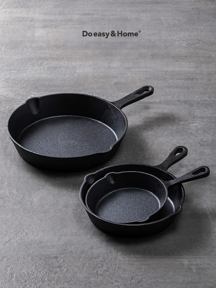 朵颐欧式牛ステーキ用フライパン：無塗装鋳鉄で焦げ落としを実現する実用性の証
