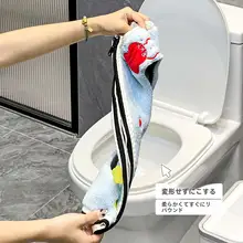 かわいいトイレ用マット【冬用・防水・厚手・ファスナー付き】