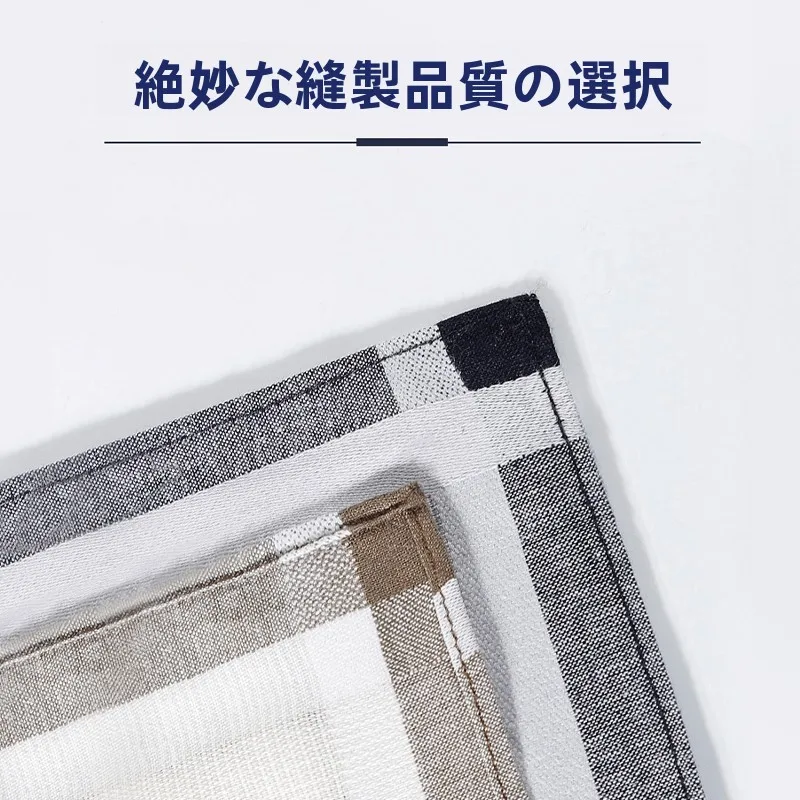 綿製ハンカチの極上の柔らかさ：吸水性とクラシックデザインで贈る本物の贈り物