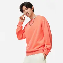Li-Ning メンズ 中国色シリーズ 丸首 無地 スポーツプルオーバー ウェア【快適フィット】