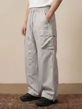 高山草原風のレトロ染めキャンプカーゴパンツ【男性用・リラクシング・ストレート】