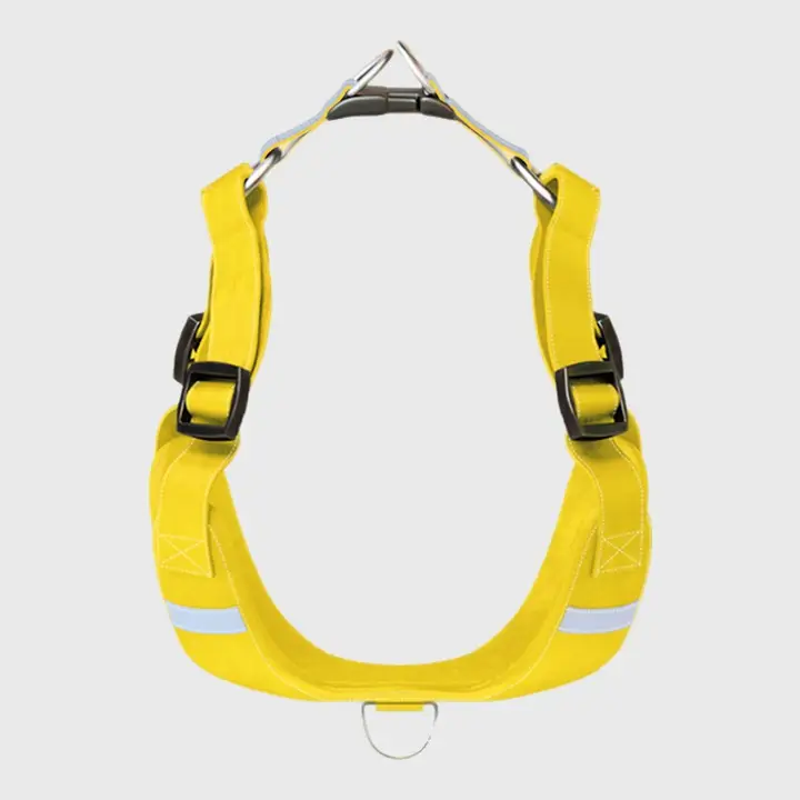 中小型犬用 背心式リード【反射機能付き・極上の柔らかさのスエード・ペット用品】