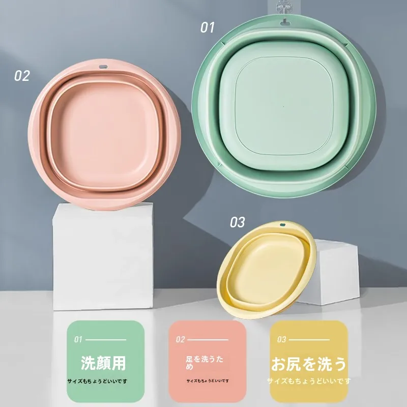 折りたたみ式プラスチック洗面器Z-A折叠洗脸盆：収納なしのシンプルさと実用性を実現