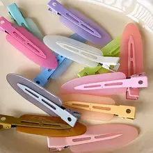 秋冬用可愛いダックビルクリップ【無痕設計・カラフルな果汁風】（セットアップ対応）