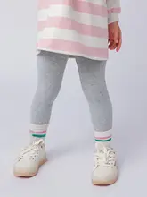 女の子用 弾性ニットレギンス【春秋・外出用・快適な着心地】
