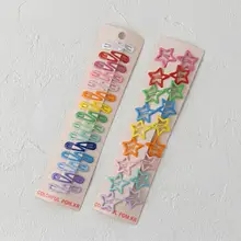 夏用カラフルな子供用ヘアクリップ【ボブクリップ・前髪用・軽やかなデザイン】
